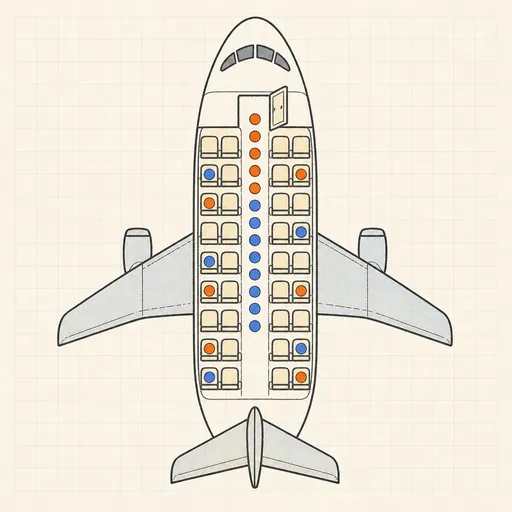 Airplane Boarding Simulator illustration