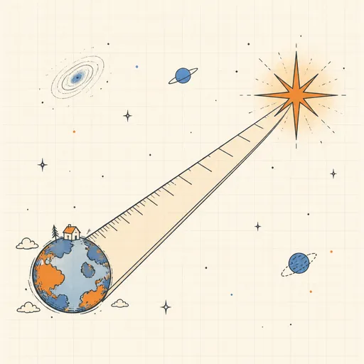 Astronomical Distance Converter illustration