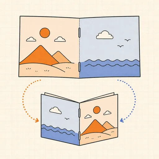 PDF Booklet Imposition illustration