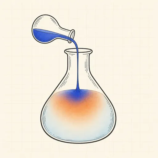 Dilution Calculator (C₁V₁ = C₂V₂) illustration
