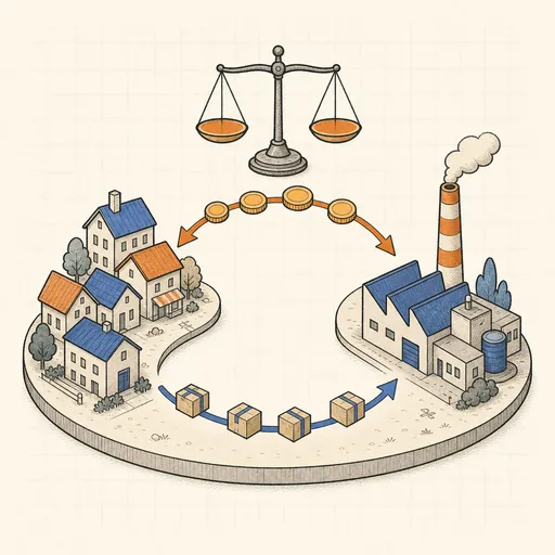 Economy Sandbox illustration