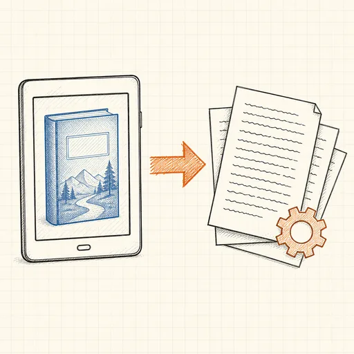 EPUB Converter & Metadata Editor illustration