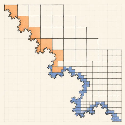 Box-Counting Dimension Lab illustration