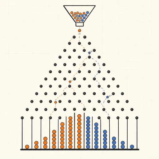 Galton Board illustration