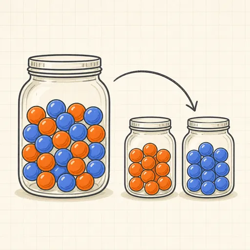 Genetic Drift Simulator illustration