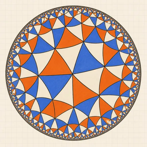 Hyperbolic Tiling Explorer illustration