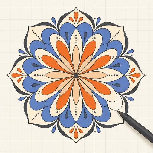 Kaleidoscope illustration
