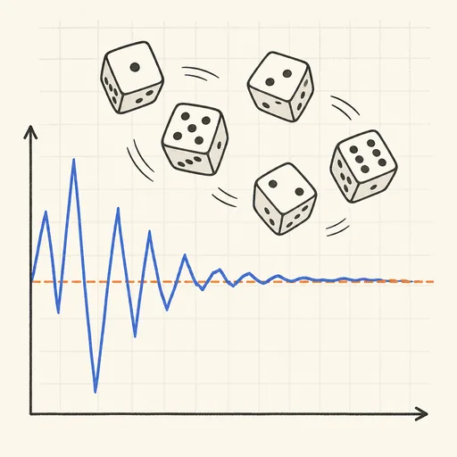 Law of Large Numbers illustration