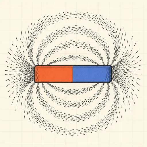 Magnetic Field Lines illustration