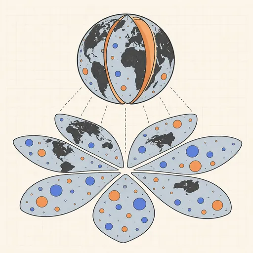 Map Projection Distortion illustration