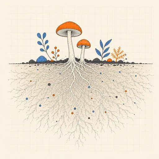 Mycelium Growth illustration