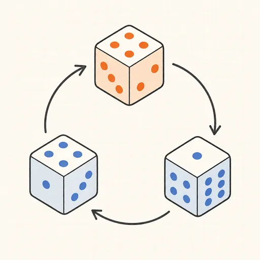 Nontransitive Dice illustration