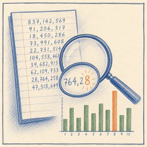 Fabricated Number Detector illustration