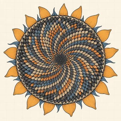 Phyllotaxis illustration