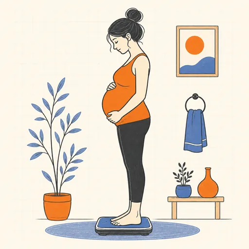 Pregnancy Weight Gain Calculator illustration