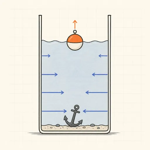 Pressure & Buoyancy Calculator illustration