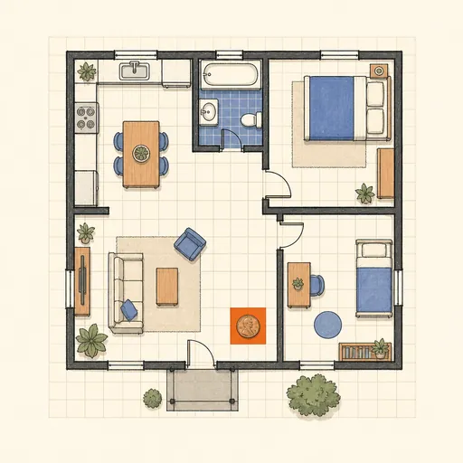 Price per Square Meter Calculator illustration