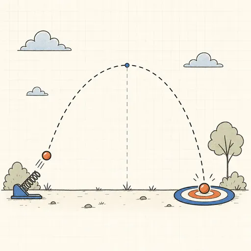 Projectile Motion Calculator illustration