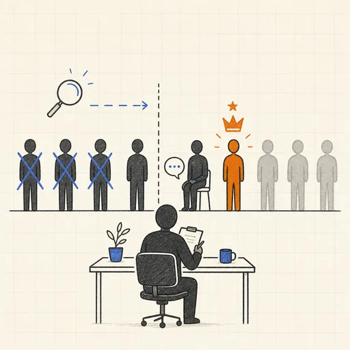 Secretary Problem illustration
