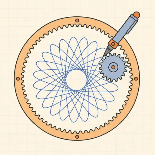 Spirograph illustration