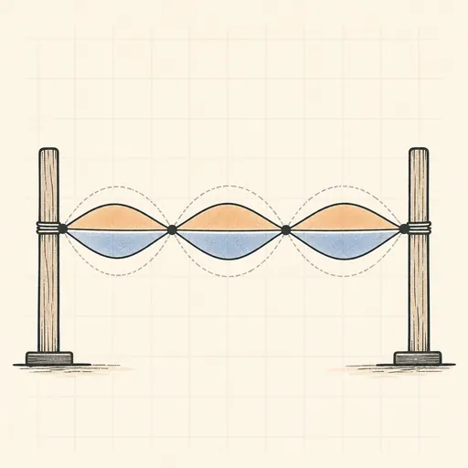 Standing Waves on a String illustration