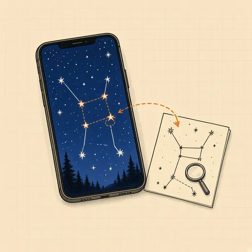 Star Photo Identifier illustration