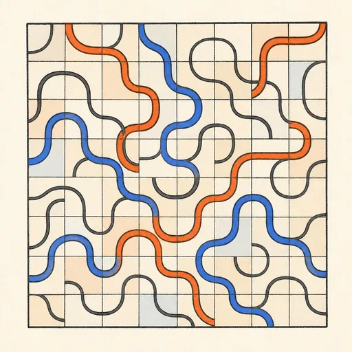 Truchet Tiles illustration