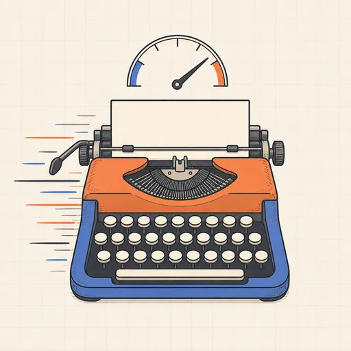 Typing Speed Test (WPM) illustration
